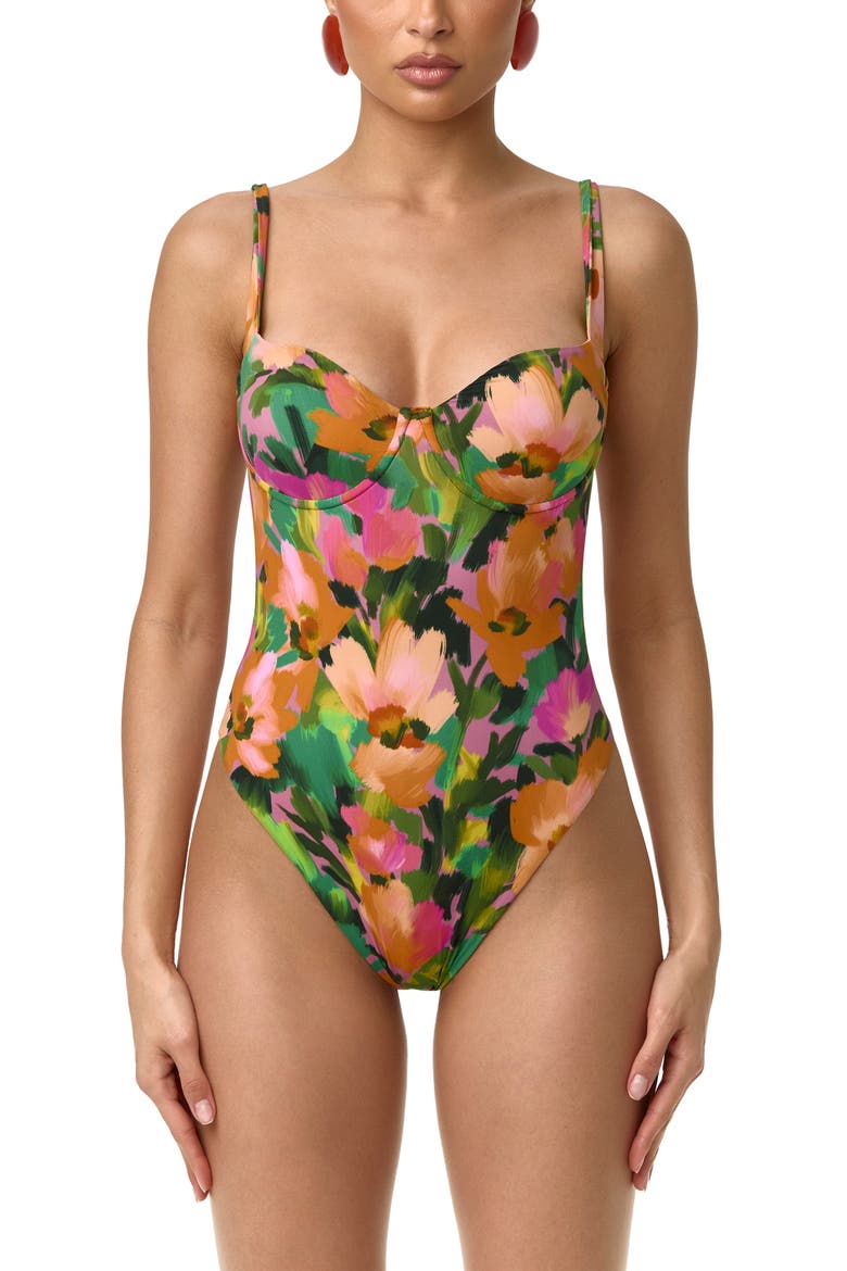 Print Tank Bodysuit, Main, color, SECRET GARDEN
