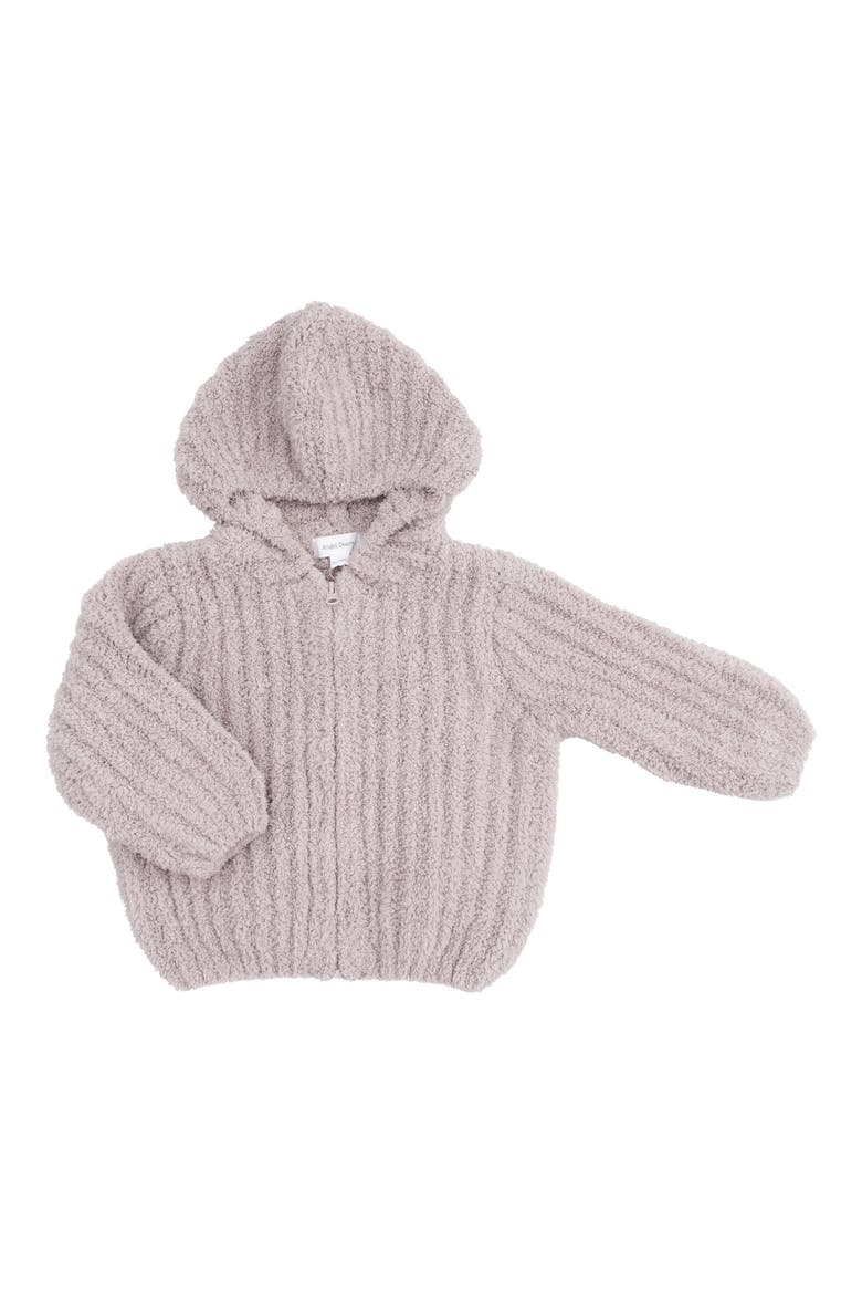 Kids' Chenille Hooded Jacket, Main, color, STONE
