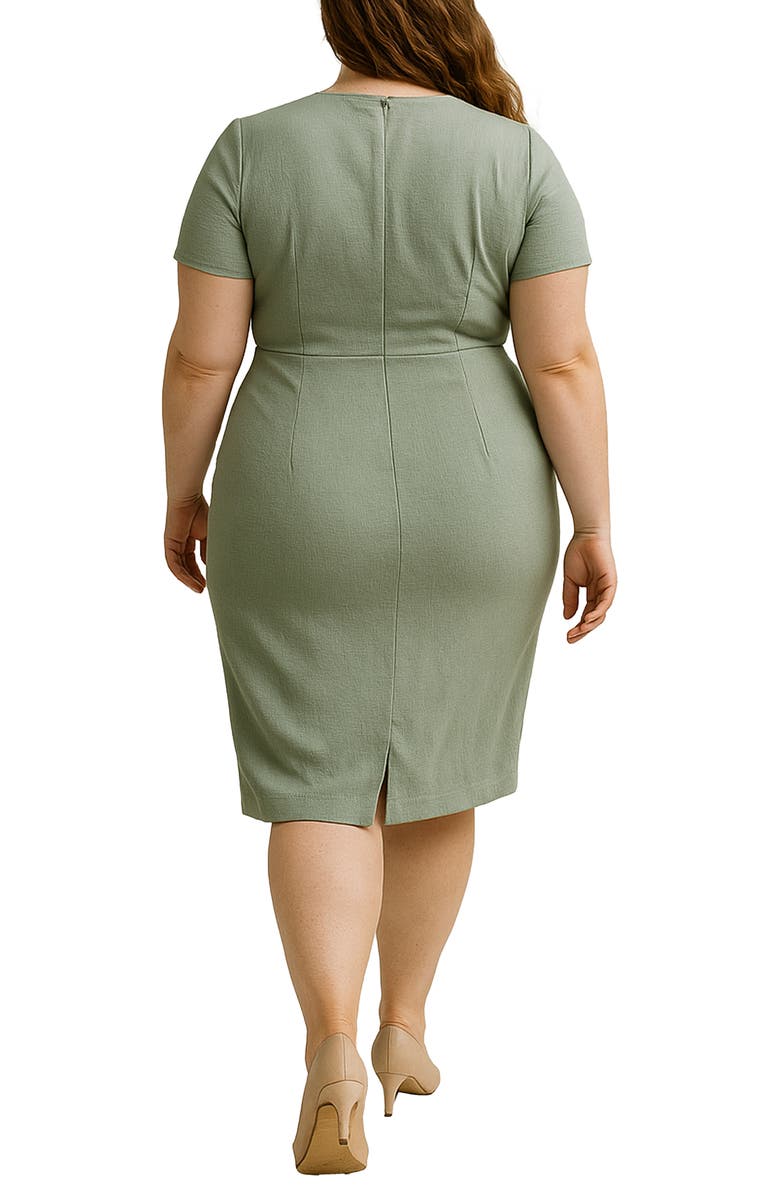 Standards & Practices Ruffle Faux Wrap Dress, Alternate, color, 