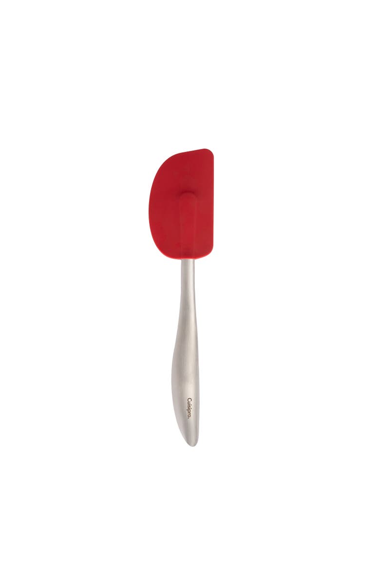 CUISIPRO Silicone and Stainless Steel 11.5-Inch Spatula, Red, Main, color, Red