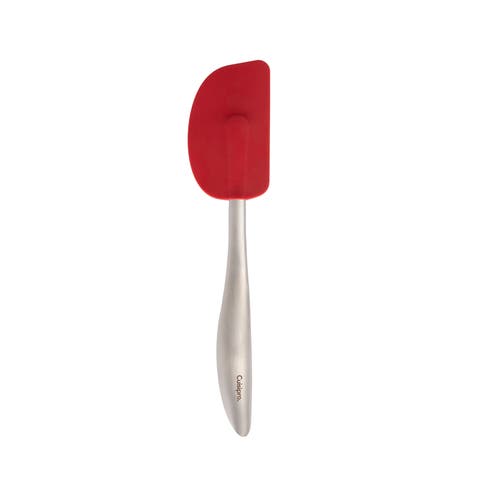 Silicone and Stainless Steel 11.5-Inch Spatula, Red