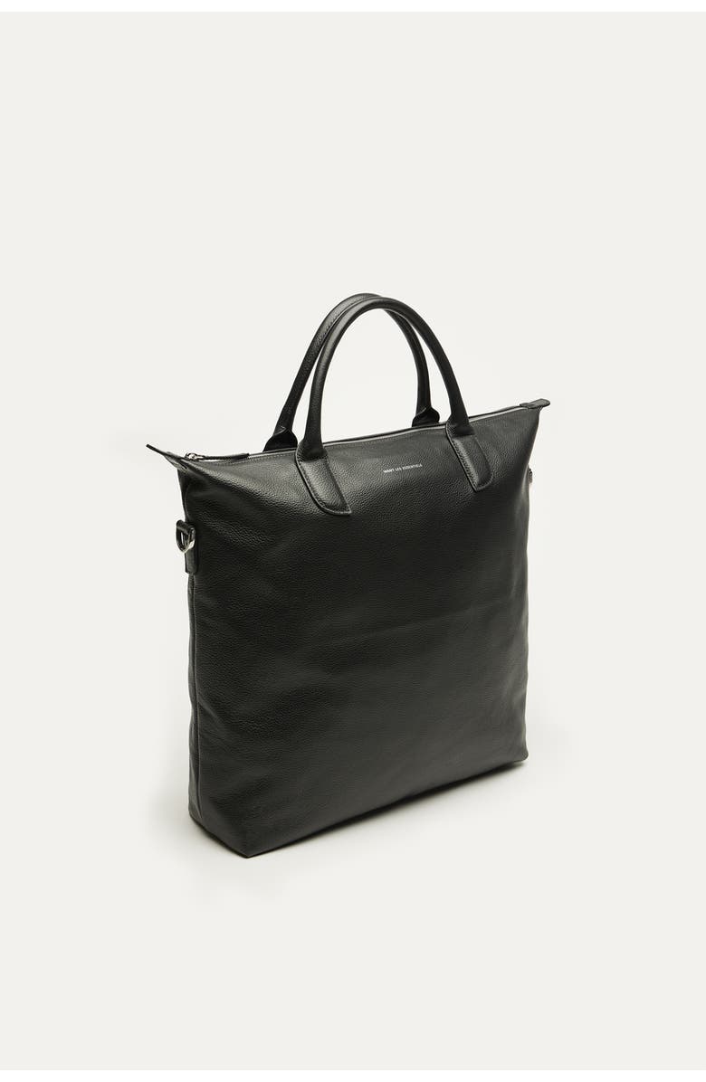 Want Les Essentiels O'Hare Pebble-Grained Leather Tote, Alternate, color, Black