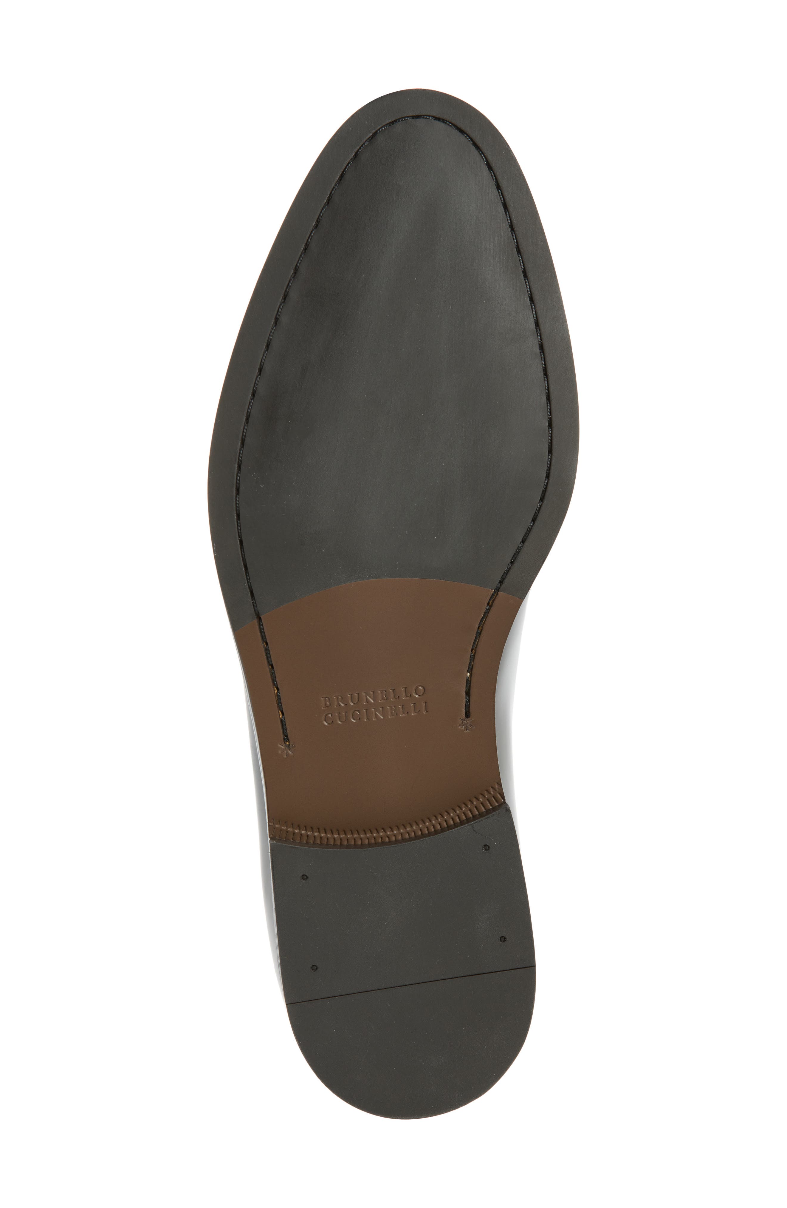 Leather Venetian Loafer, Alternate, color, C101 BLACK