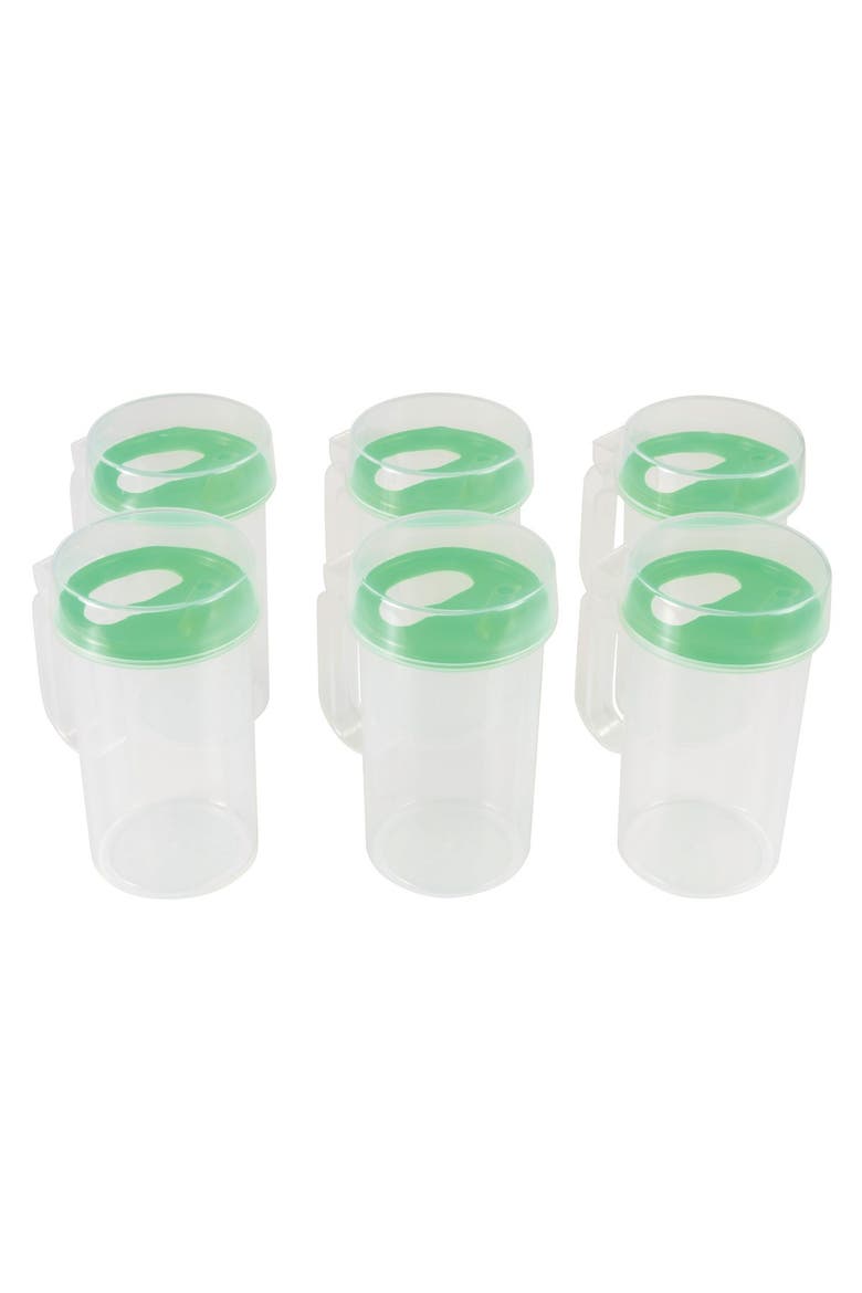 Easy Pour Pitchers - Set of 6, Main, color, Clear