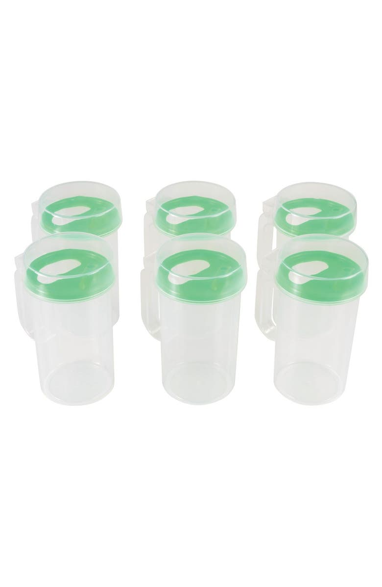 Kaplan Early Learning Company Easy Pour Pitchers - Set of 6, Main, color, Clear