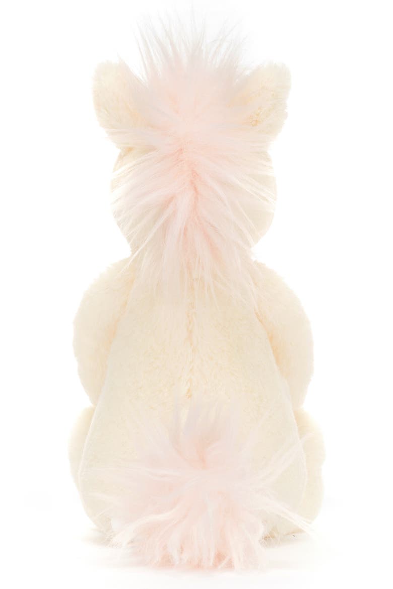 Small Bashful Unicorn 7-Inch Plushie, Alternate, color, CREAM