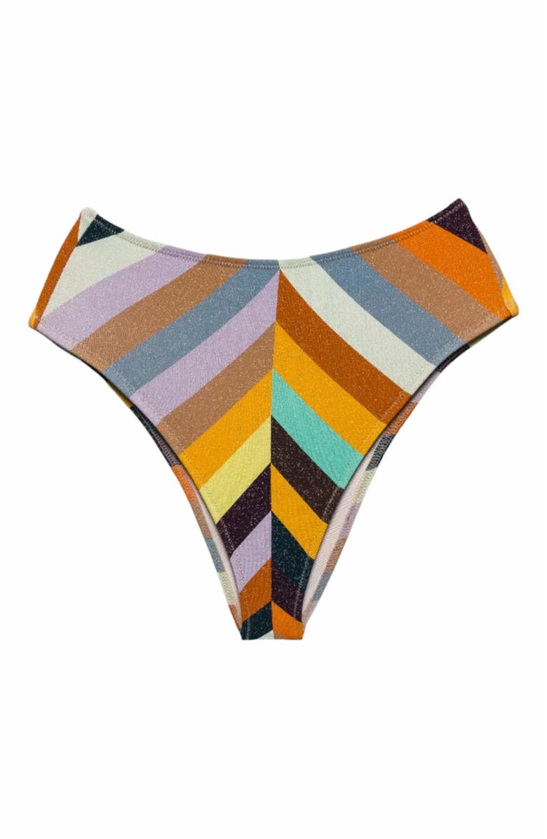Biliblond Bikini Bottom Rocky 70's Stripes, Alternate, color,