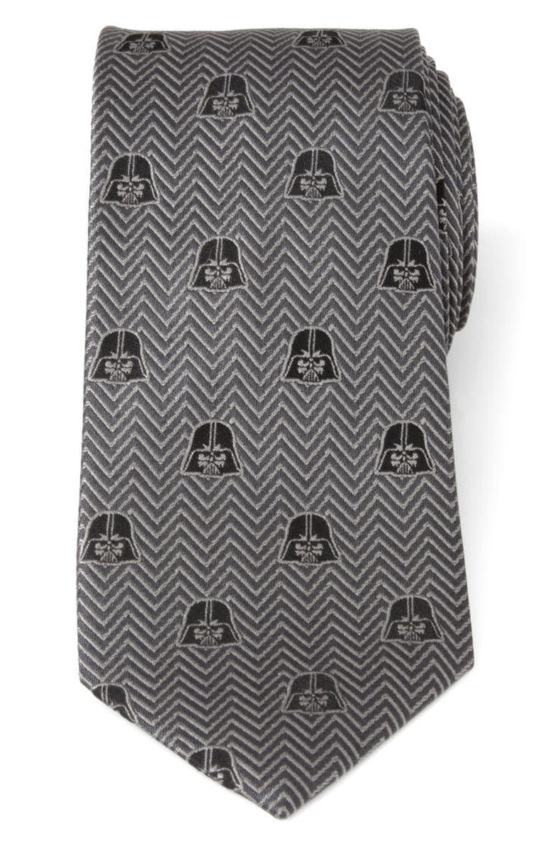 Cufflinks, Inc. Star Wars<sup>™</sup> Darth Vader Herringbone Silk Tie, Main, color, 