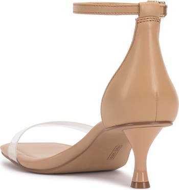 Vinkely Square Toe Kitten Heel Sandal (Women)<br>