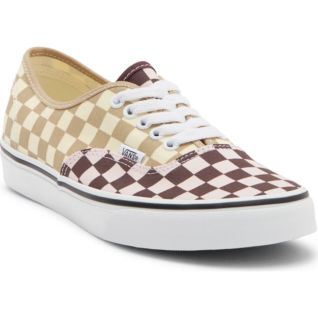 Vans Authentic Sneakers Check Mix Multi In Black