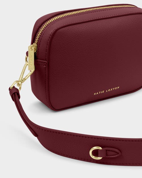 Katie Loxton Avery Small Crossbody Bag In Burgundy