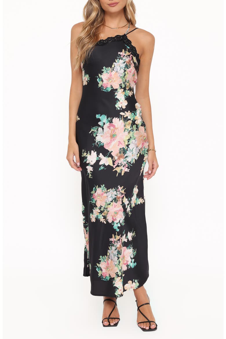 Anika Maxi Dress, Main, color, BLACK FLORAL