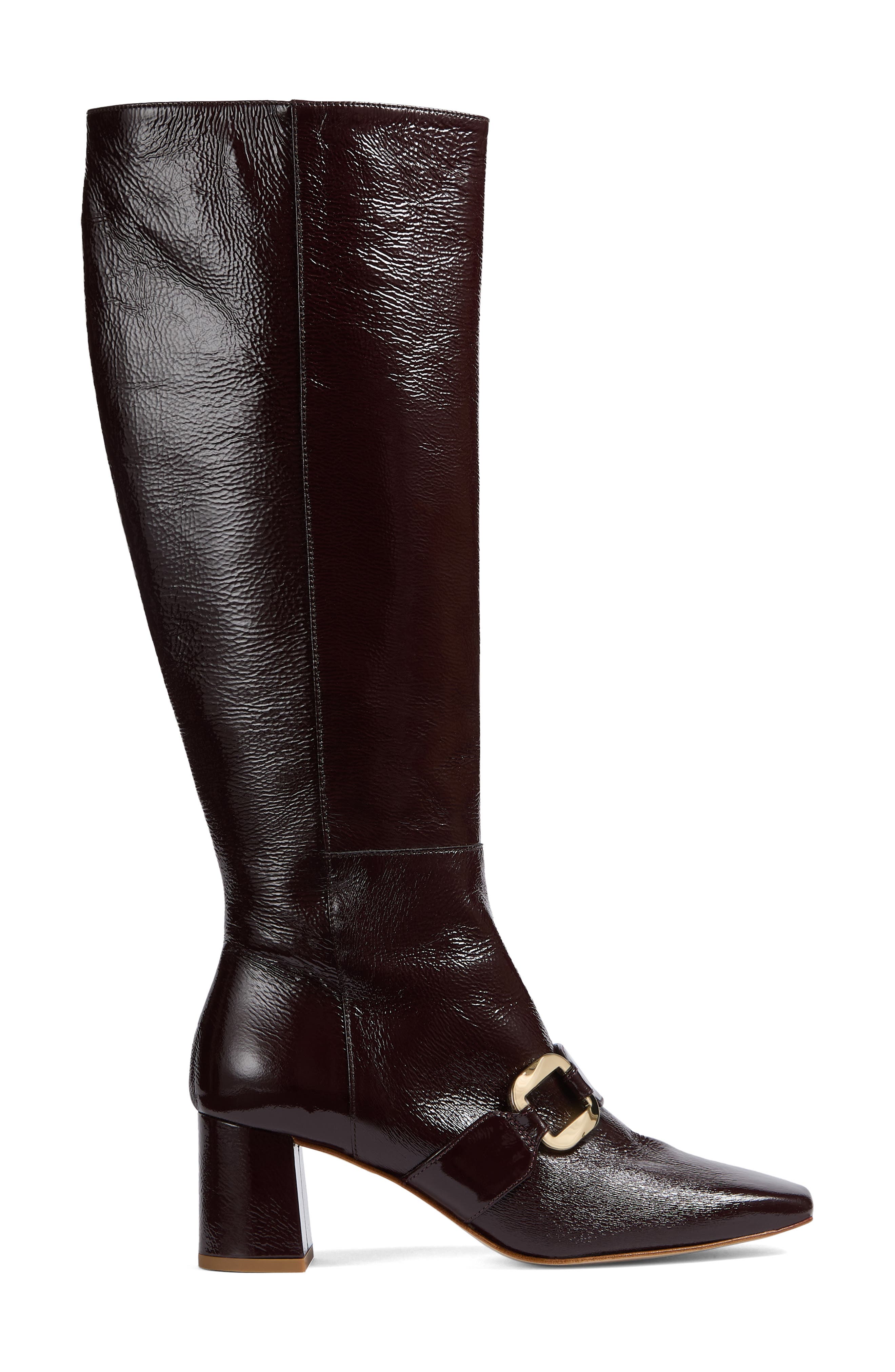 LK Bennett Gigi Oloid Block Heel Knee High Boot, Alternate, color, 