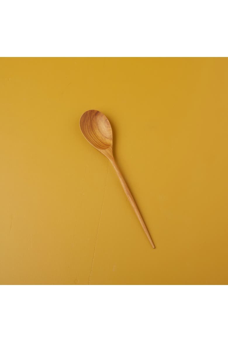 Padma Teak Mixing Spoon, Alternate, color, Brown