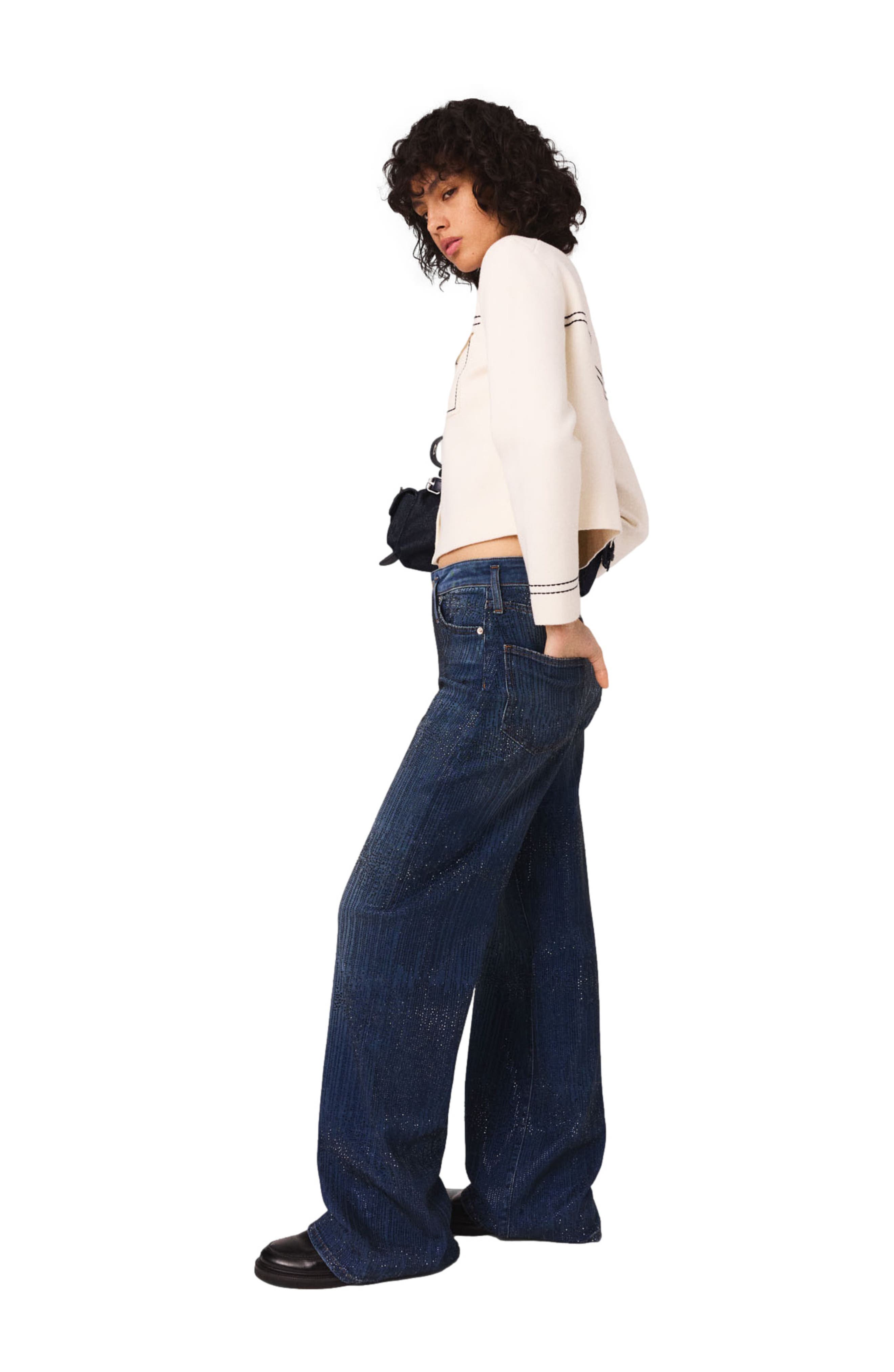 Rhinestone jeans - image 2