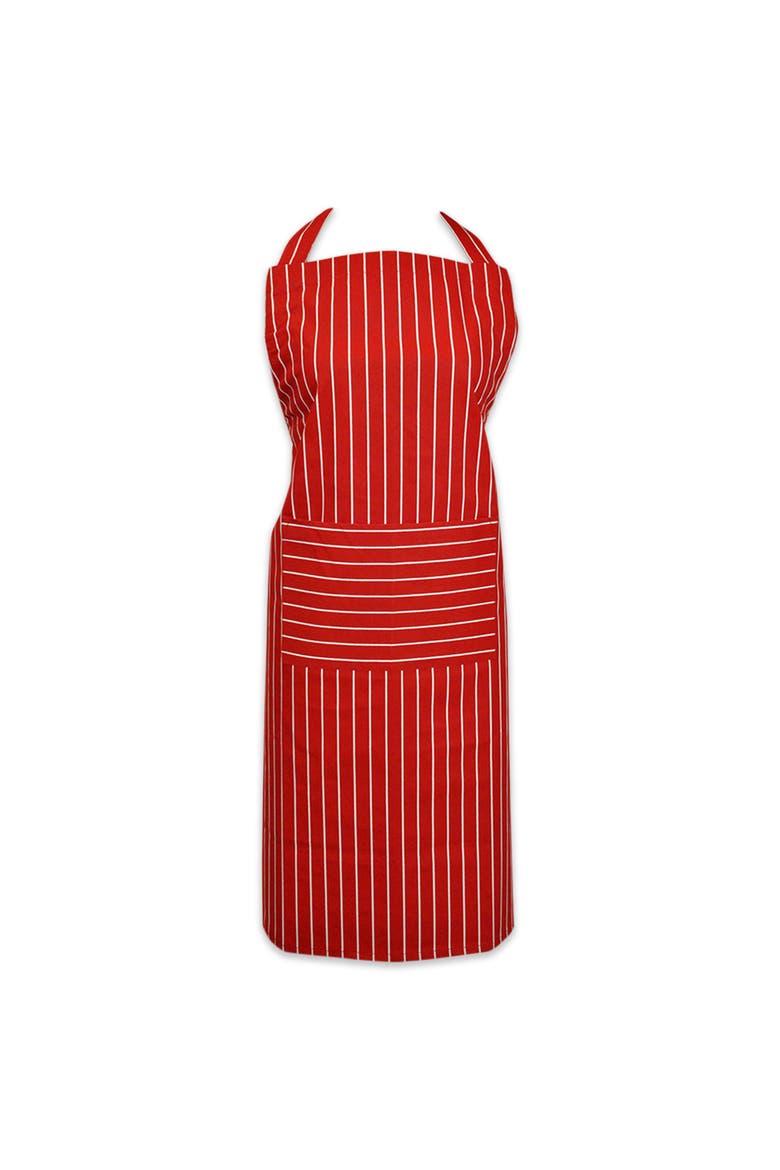 Stripe Chef Apron Tango Red, Main, color, Tango Red