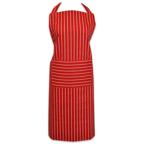 Stripe Chef Apron Tango Red