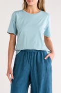 Eileen Fisher Crewneck Organic Cotton T-Shirt