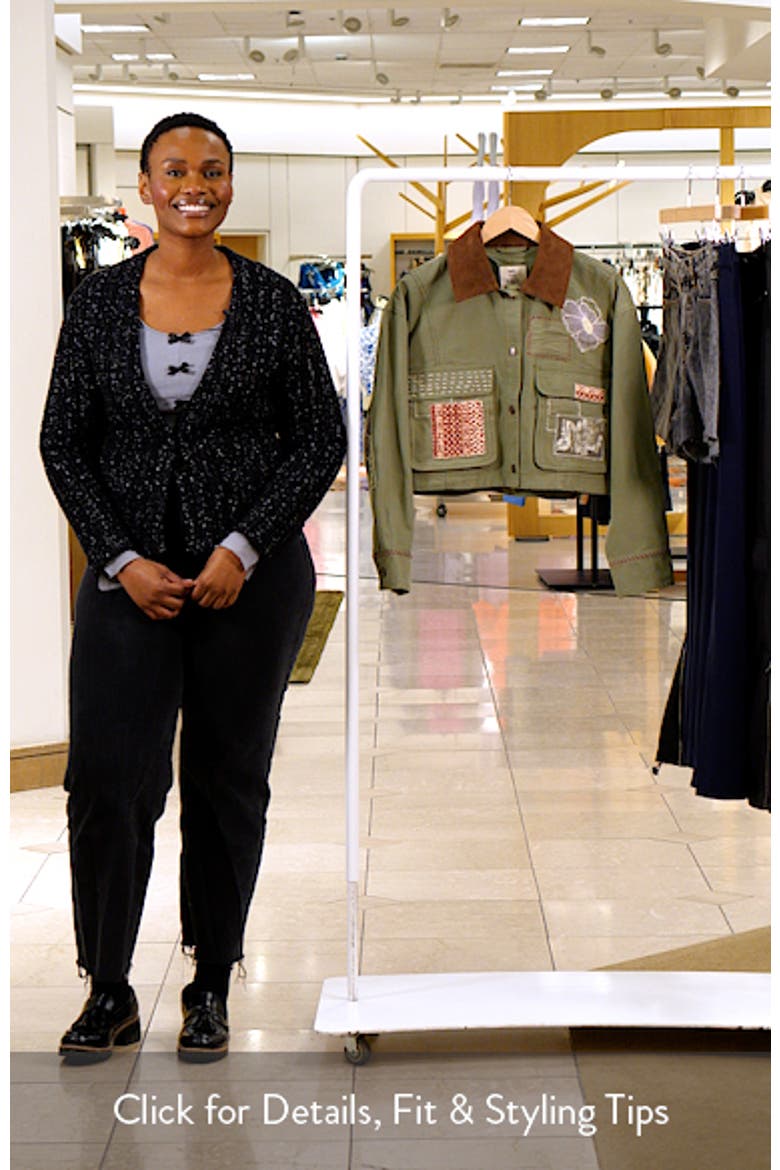 Martha Workwear Appliquè Crop Jacket video