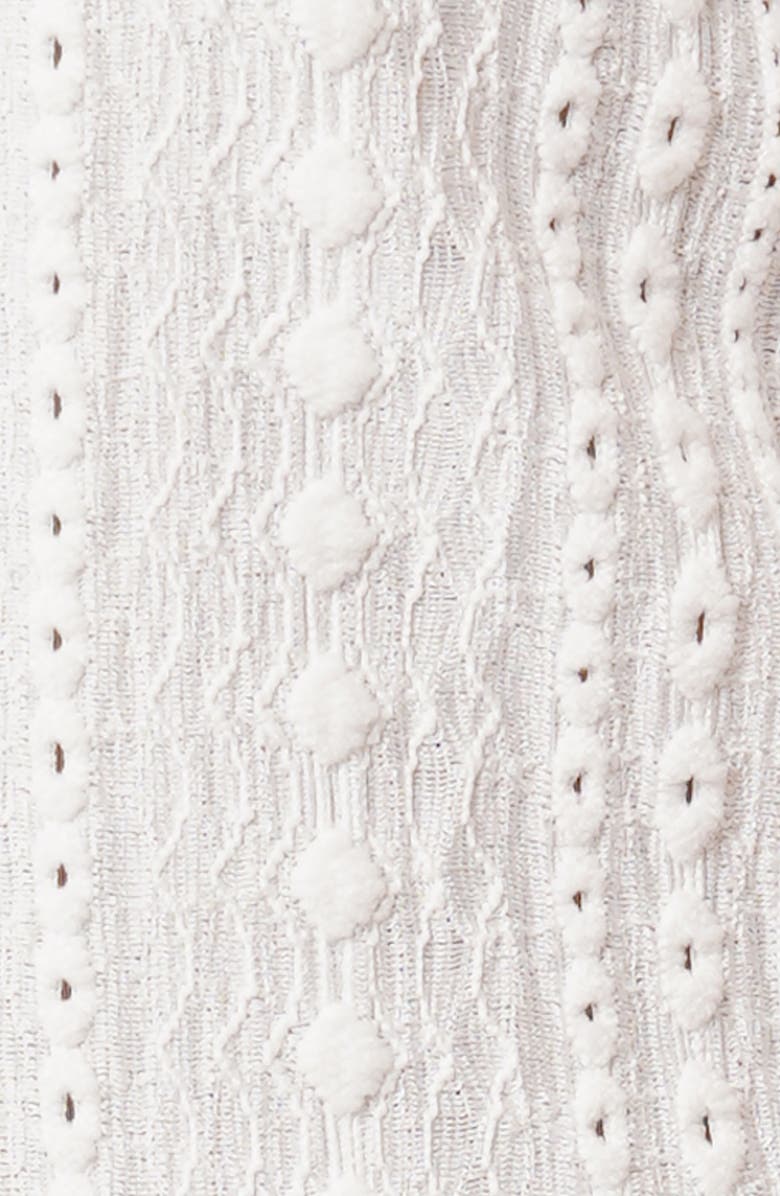 SUNNY LEIGH Eyelet Ruffle Top, Alternate, color, White