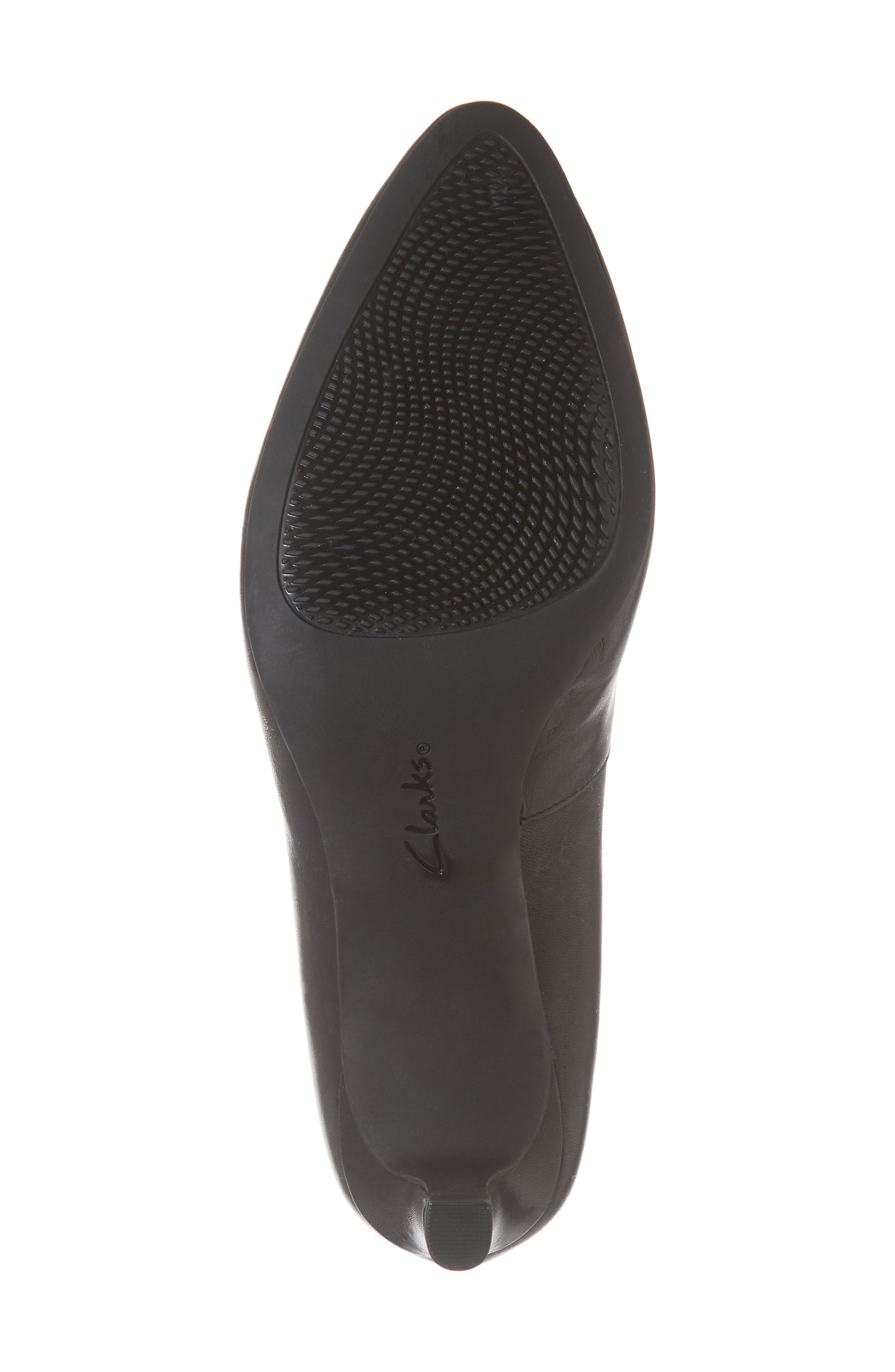 Calla Rose Pump, Alternate, color, BLACK/ BLACK LEATHER