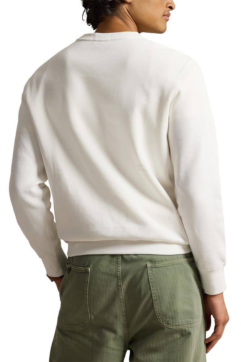 Polo Bear Fleece Graphic Sweatshirt, Alternate, color, WHITE- SUMMER BEAR