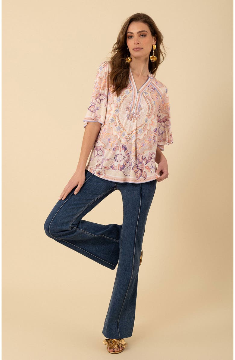 Hale Bob Kaitlyn Jersey Top, Alternate, color,