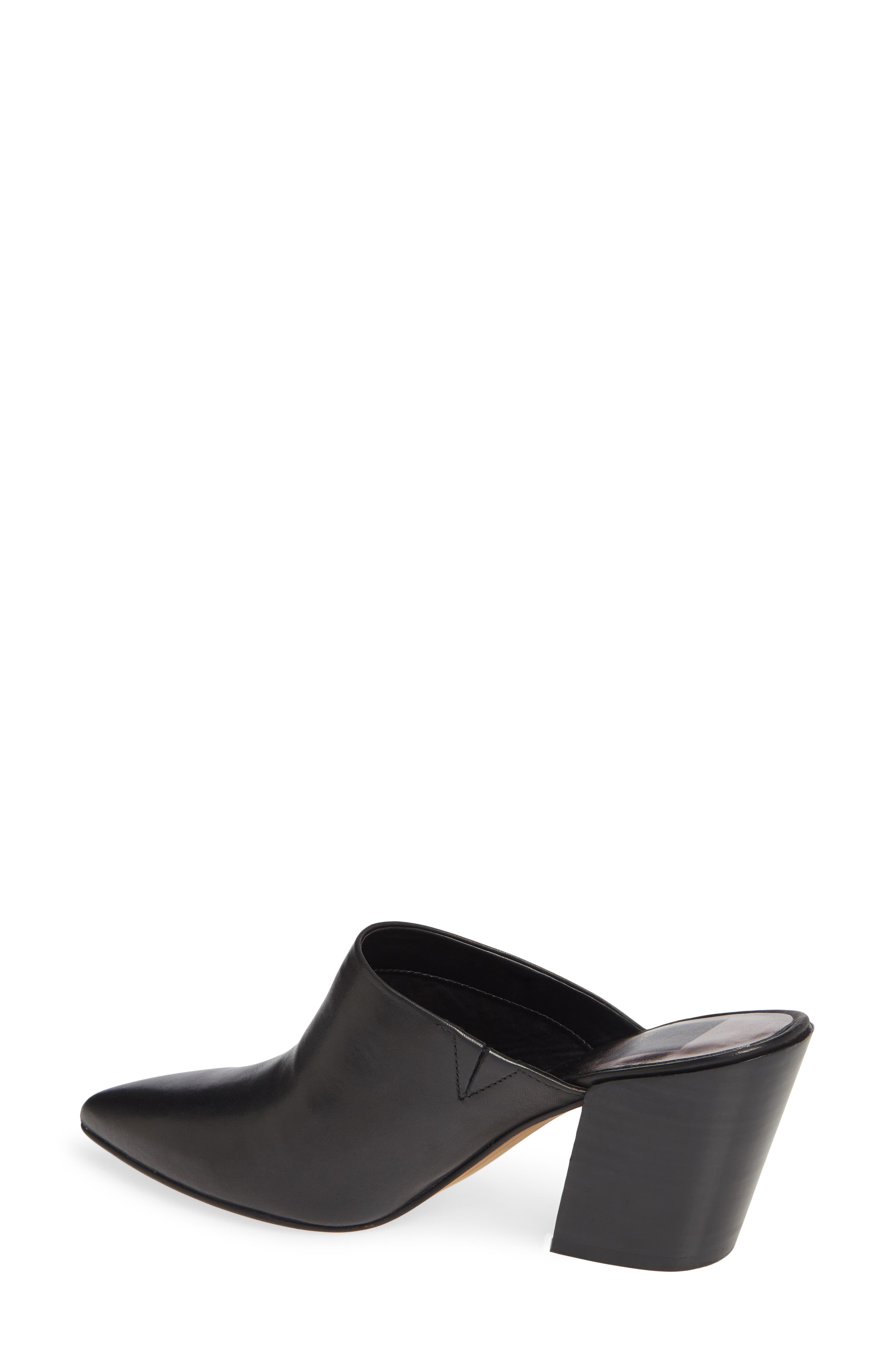 Angela Pointed Toe Mule, Alternate, color, ONYX
