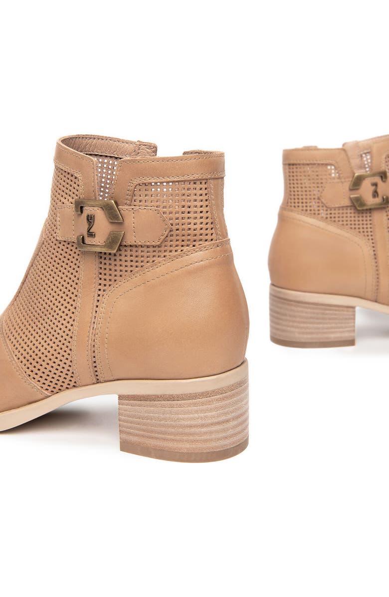 NeroGiardini Perforated Bootie, Alternate, color, Brown