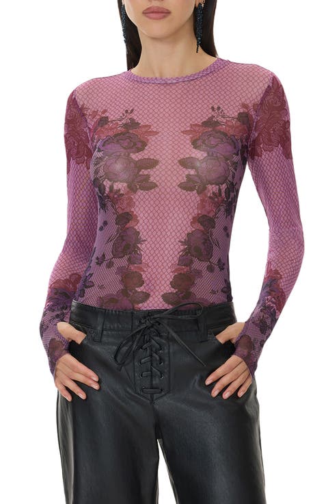 Kaylee Floral Mesh Top