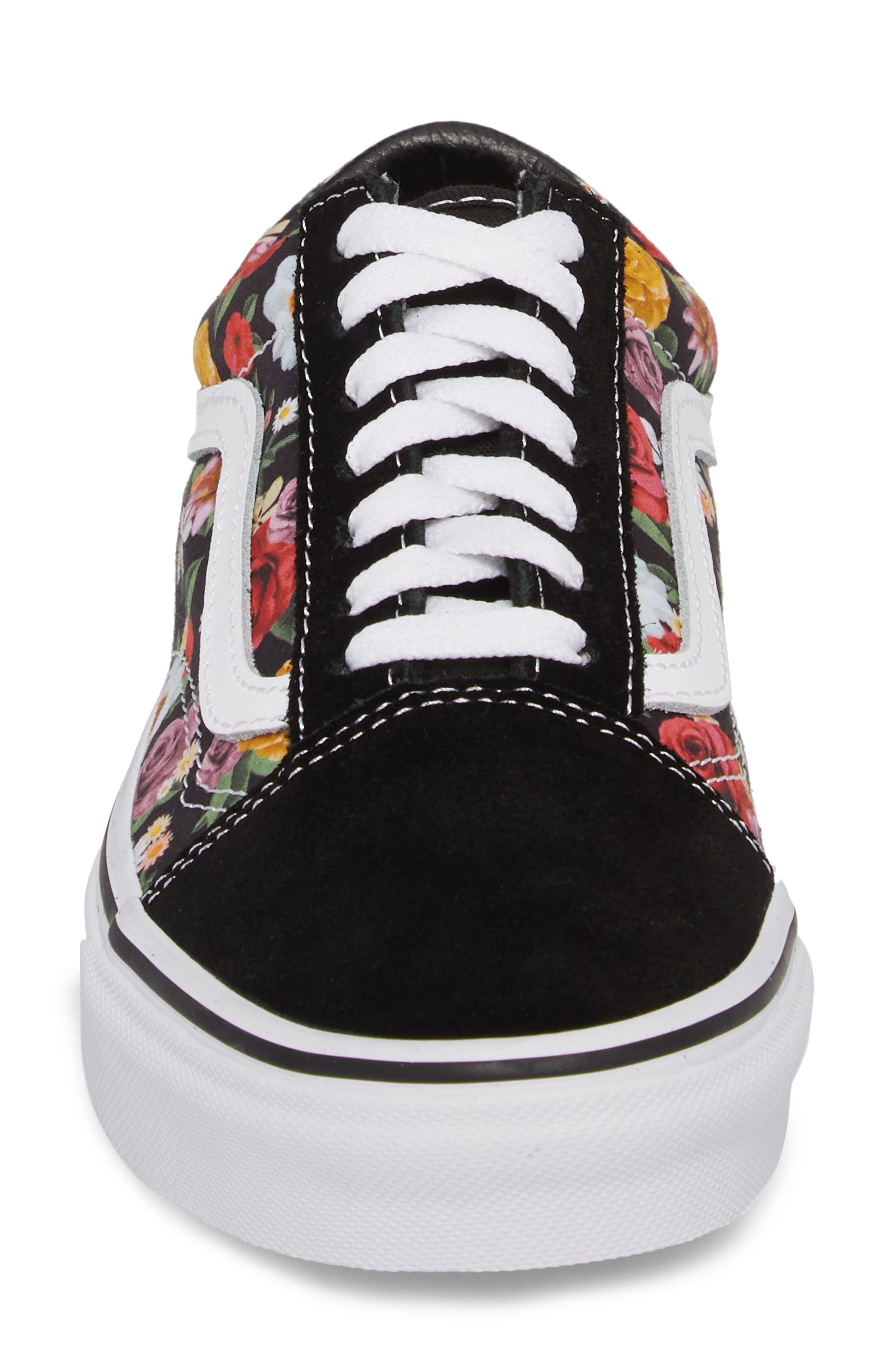 Vans UA Old Skool Lux Floral Sneaker, Alternate, color, 
