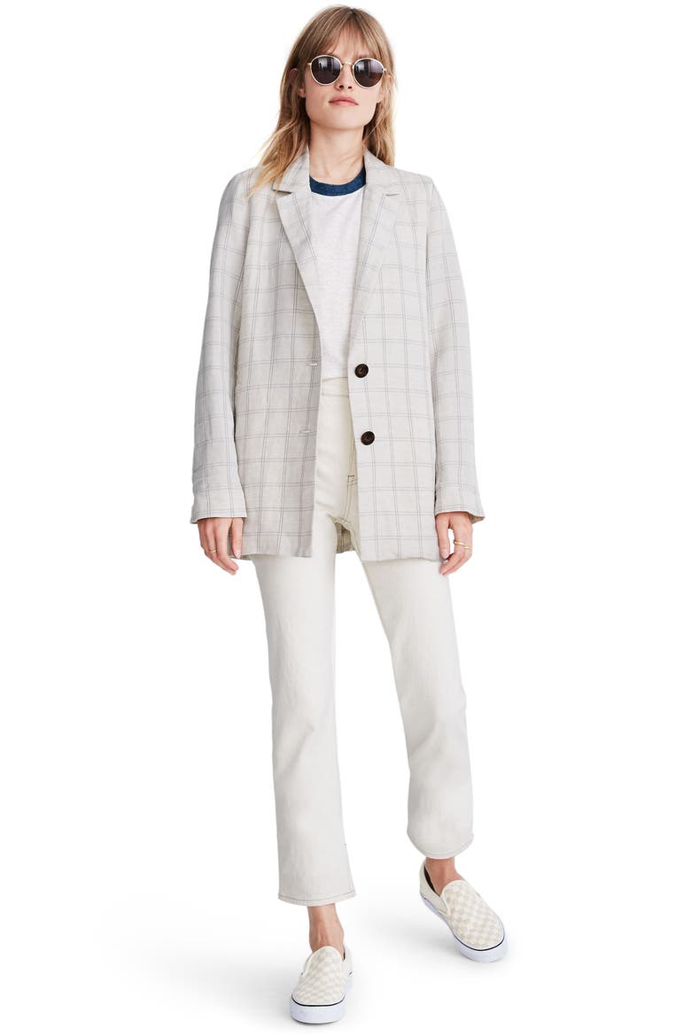 Dorset Windowpane Check Blazer, Alternate, color, HEATHER WINDOW DARK NIGHTFALL