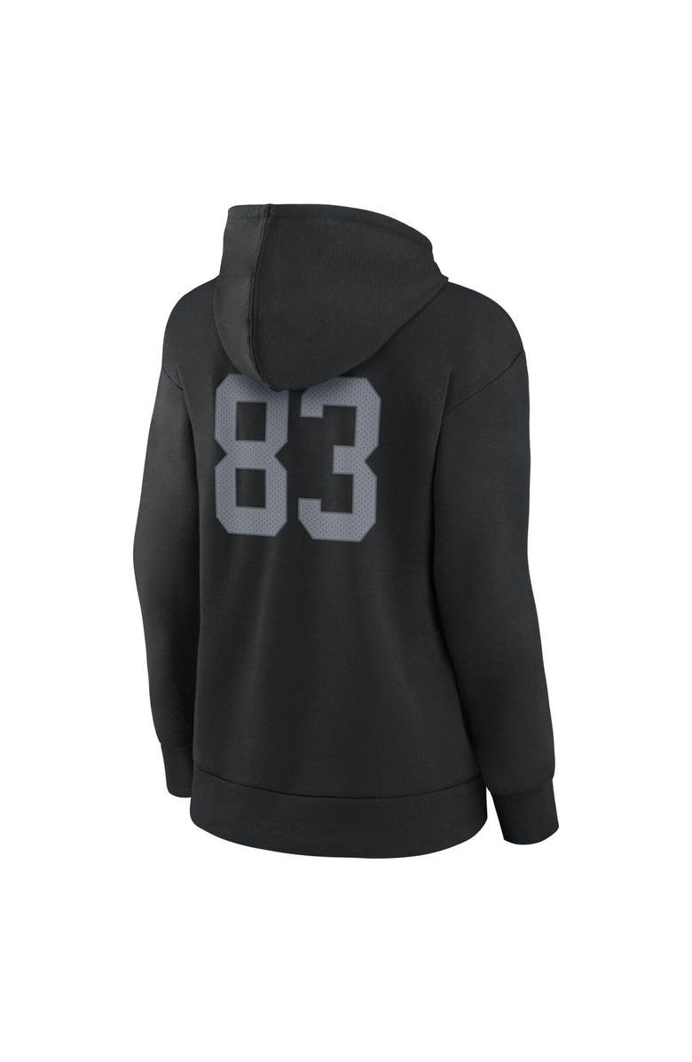 FANATICS Women's Fanatics Branded Darren Waller Black Las Vegas Raiders Player Icon Name & Number Pullover Hoodie, Alternate, color, Black