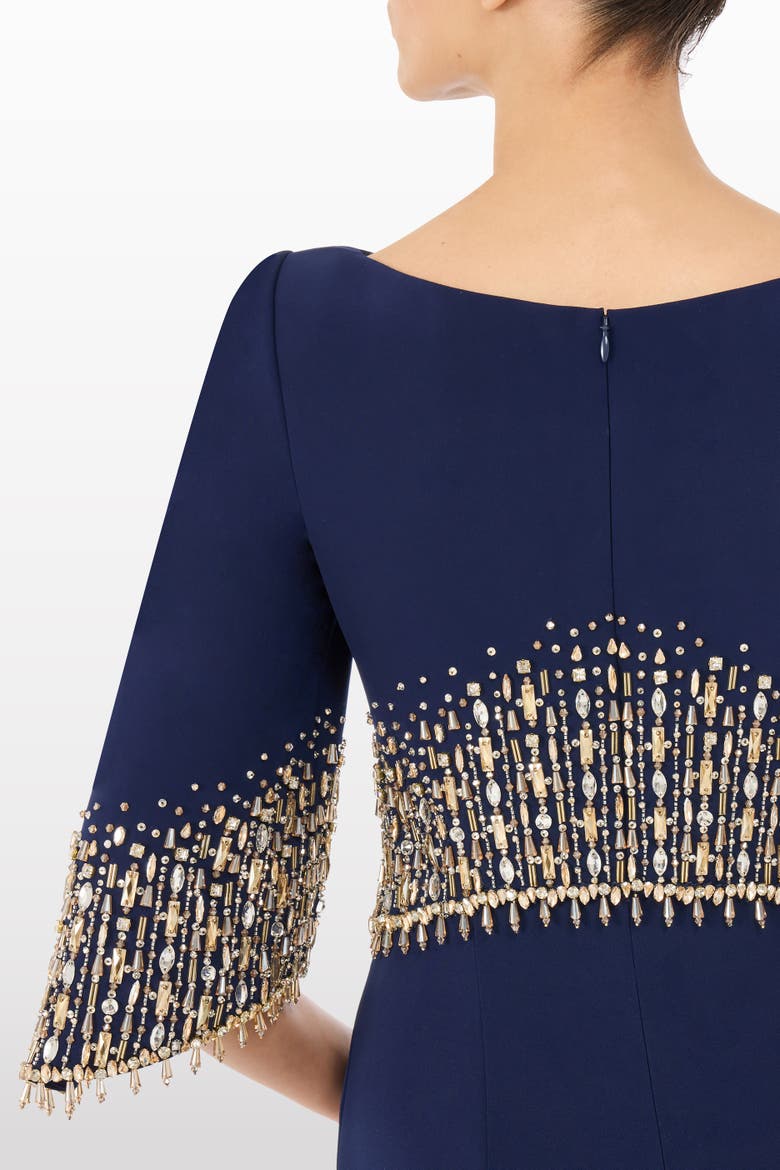 Electrica Embellished Maxi Dress, Alternate, color, Midnight Kiss