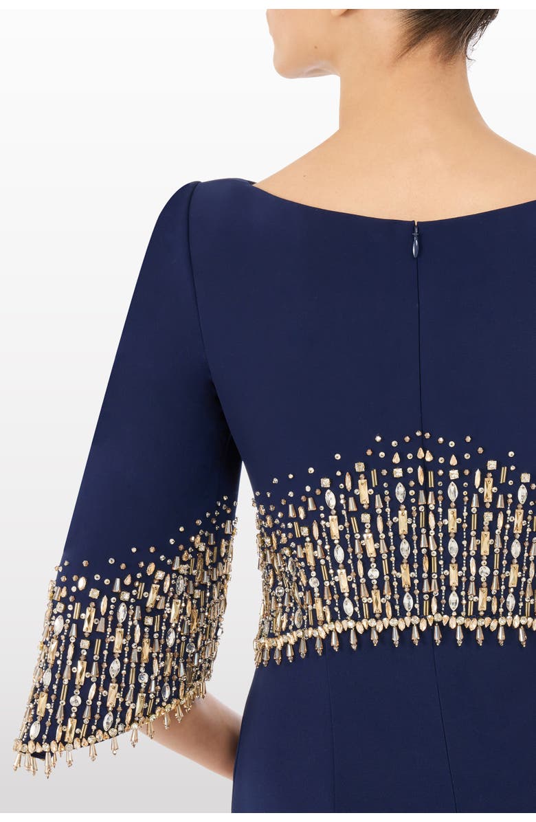 Jenny Packham Electrica Embellished Maxi Dress, Alternate, color, Midnight Kiss