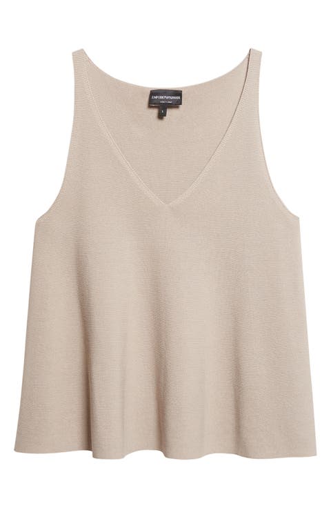 V-Neck Knit Tank