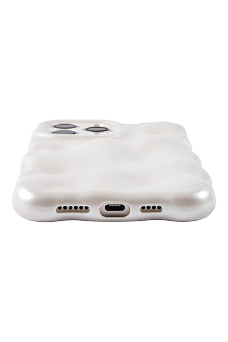 Pearly Bubbles iPhone 15 Pro Case, Alternate, color, WHITE