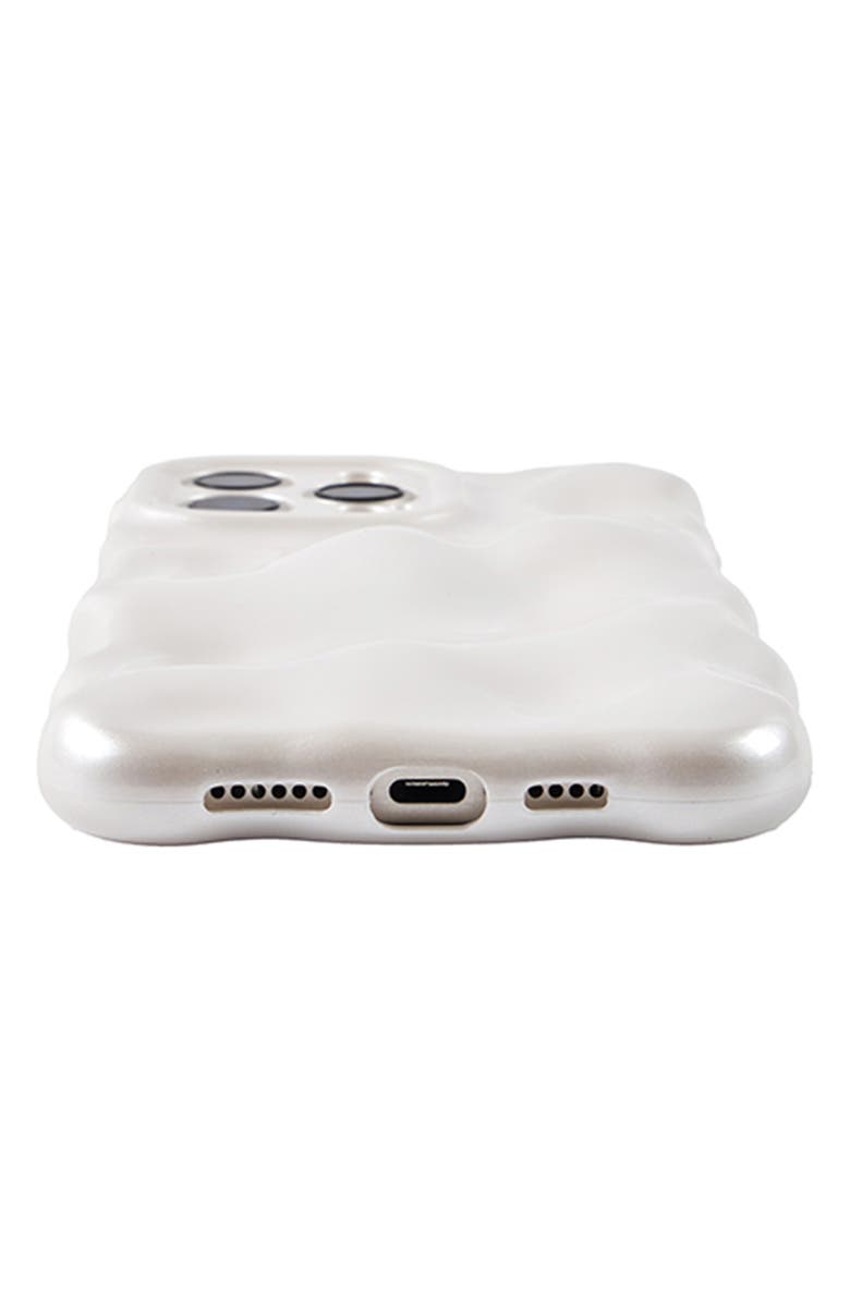 Auramma Pearly Bubbles iPhone 15 Pro Max Case, Alternate, color, White