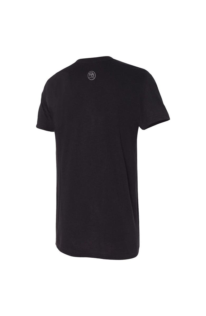 108 STITCHES Men's Black Llamas de Hickory Copa de la Diversion Sugar Skull Tri-Blend T-Shirt, Alternate, color, 