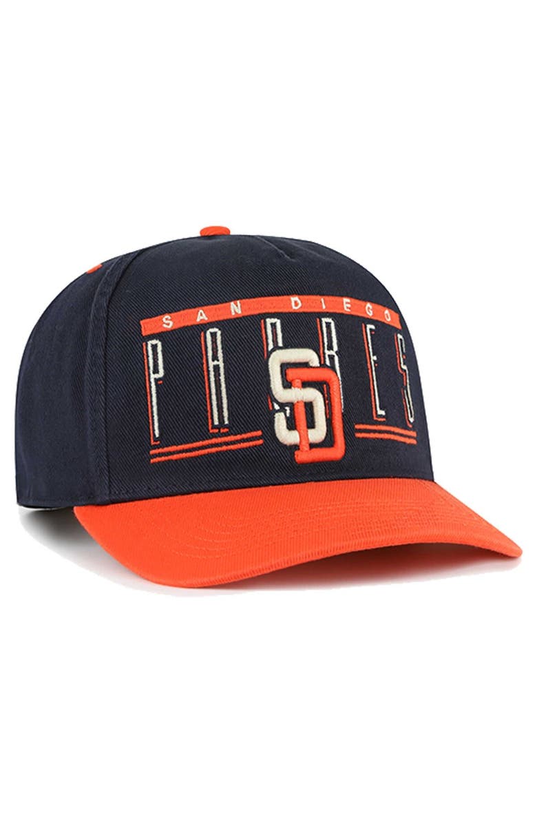 '47 Men's '47 Navy San Diego Padres Double Headed Baseline Hitch Adjustable Hat, Alternate, color, Navy