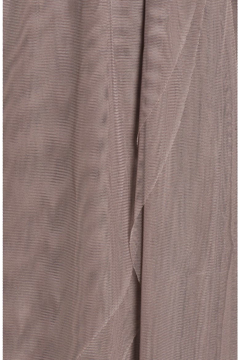 Mixed Media Midi Dress, Alternate, color, TAN DUSK