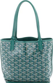 Pre-Owned Goyard Anjou Reversible Tote Coated Canvas Mini