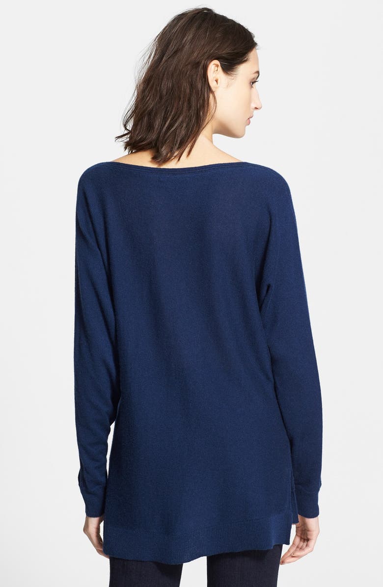 Vince Ladder Stitch Boatneck Sweater, Alternate, color,