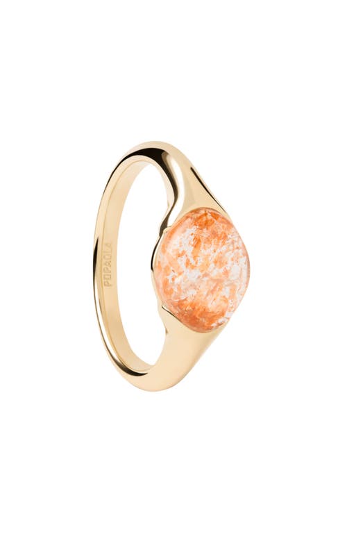 Pdpaola Sunstone Bay Ring In Sunstone