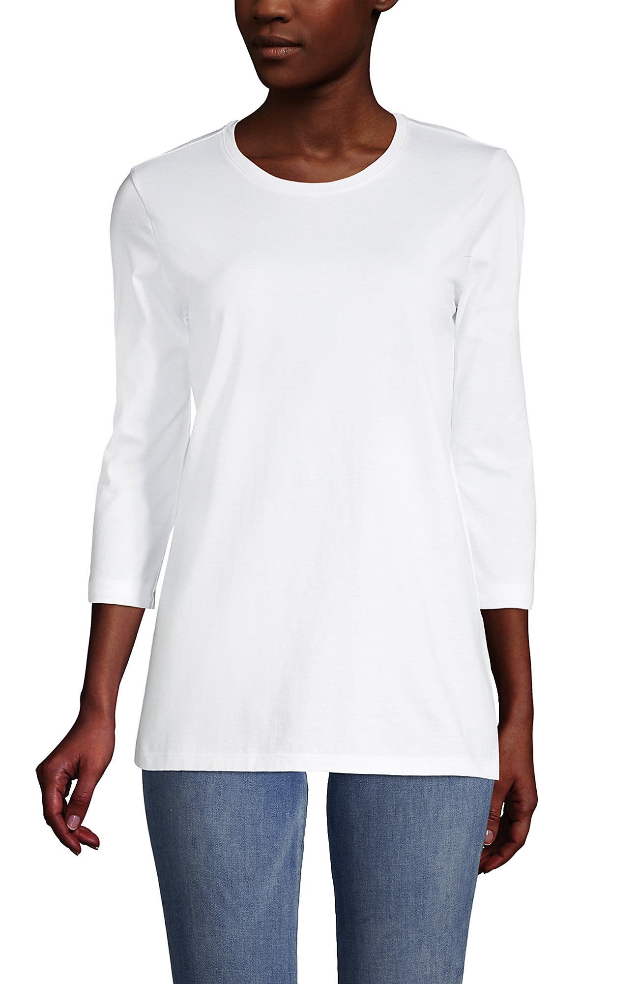 3/4 Sleeve Cotton Supima Tunic - image 5