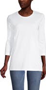 Lands' End 3/4 Sleeve Cotton Supima Tunic