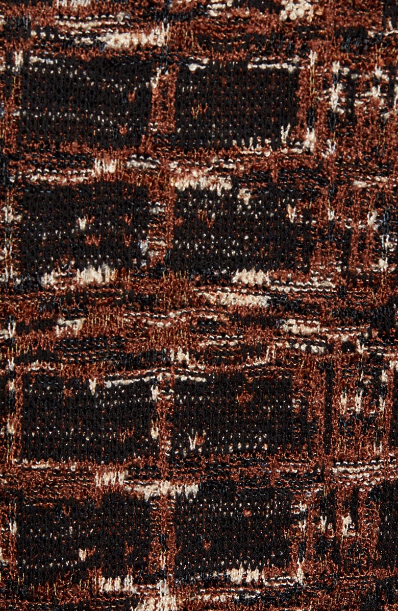 Ming Wang Check Jacquard Knit Jacket, Alternate, color, 