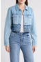 Rework Fitted Denim Trucker Jacket