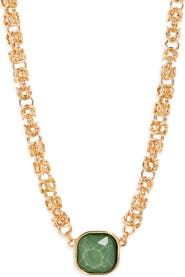 Nordstrom Faceted Stone Pendant Necklace