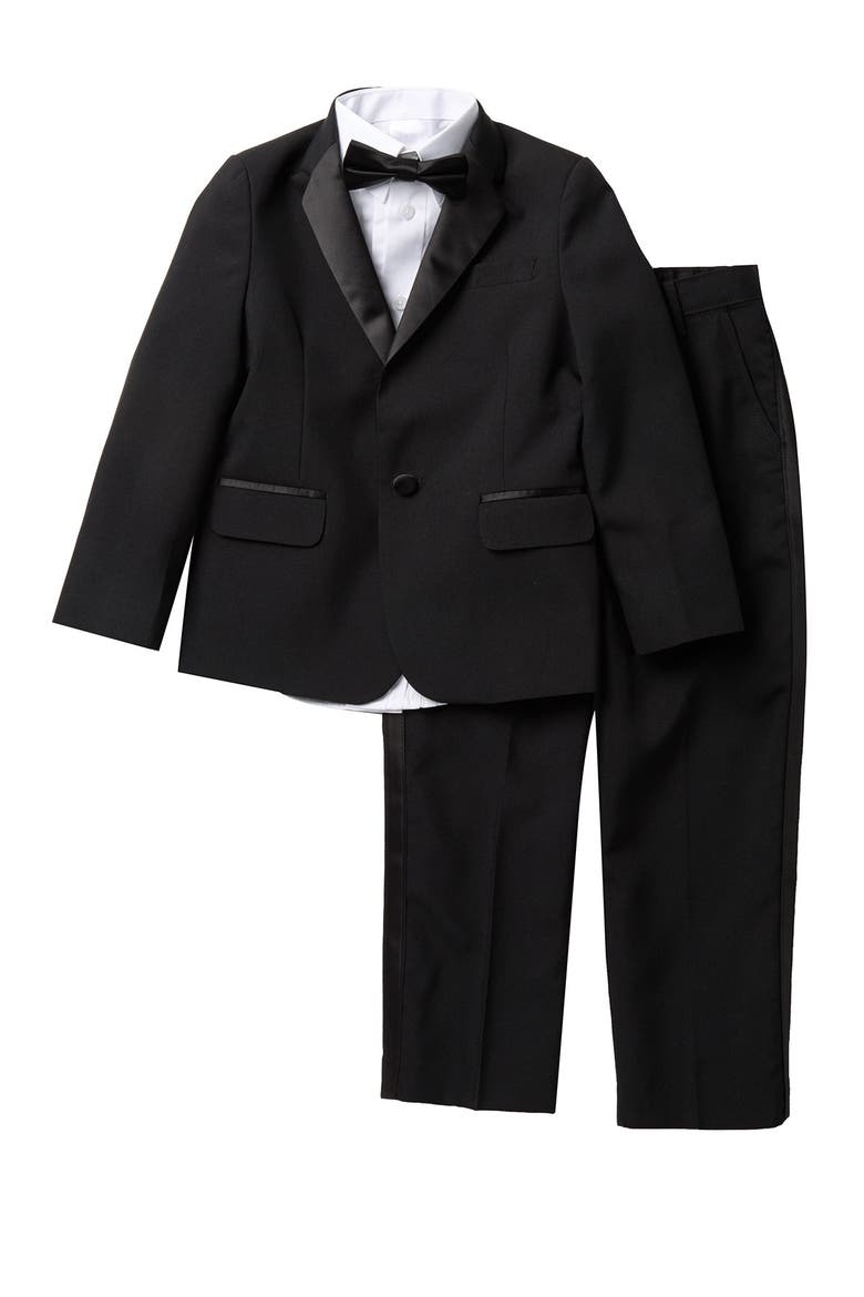 Kids' Tuxedo Suit Set, Main, color, 001 BLACK
